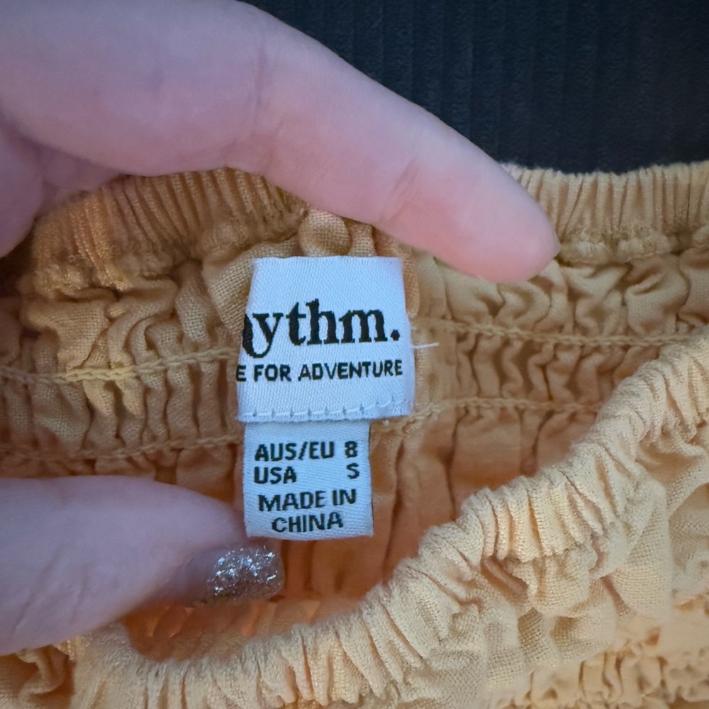 Rhythm Maia Yellow (Butter) Romper - Picture 4 of 4